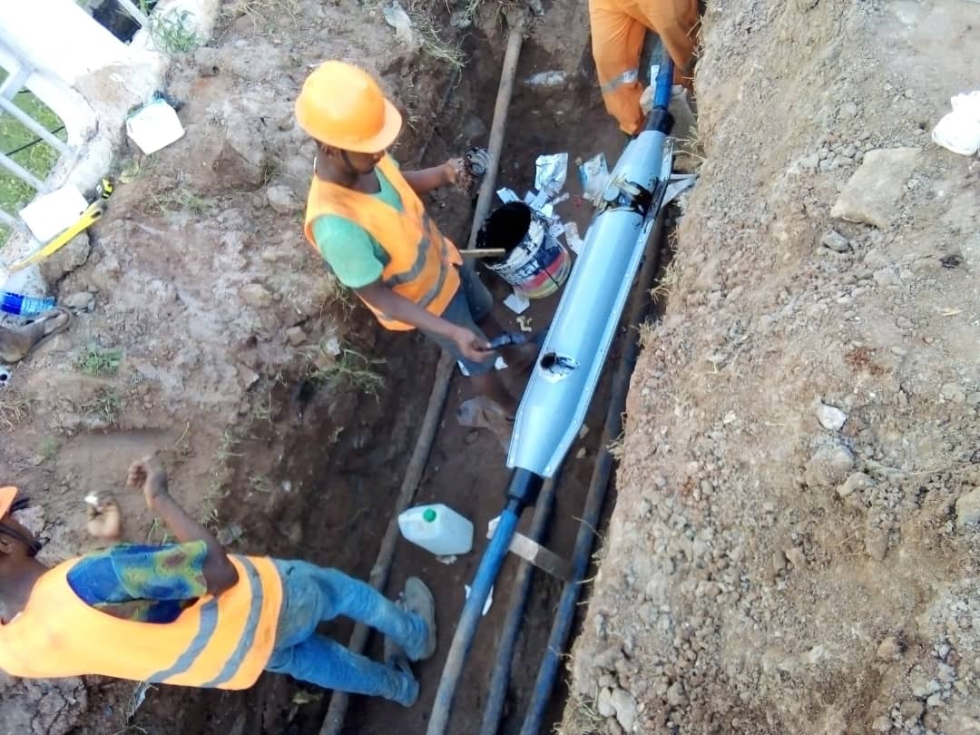 Voltexa team completing cable-joint installation